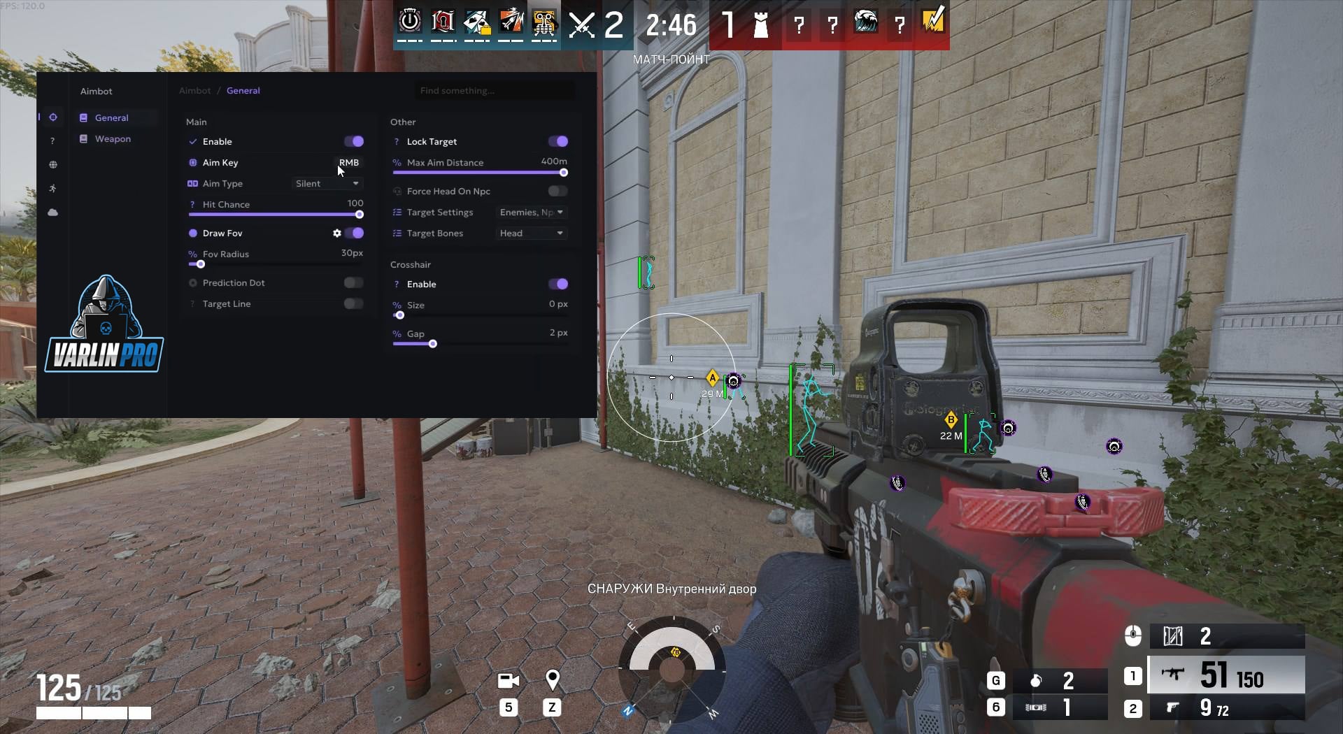 Varlin pro R6 SiegeX